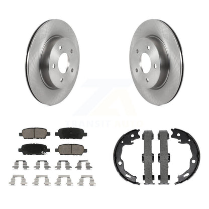 Kit de plaquettes en céramique et de chaussures de stationnement, Rotors à disque arrière, pour Nissan Qashqai Rogue Spor