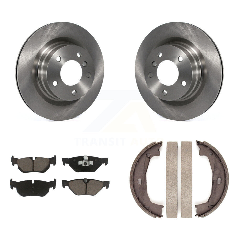 Kit de plaquettes en céramique et de freins de stationnement, Rotors à disque arrière, pour BMW 323i 328i 325