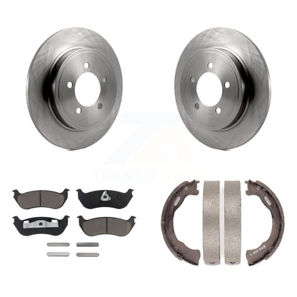 Kit de chaussures de frein de stationnement, Rotors à disque arrière, plaquettes en céramique, pour Ford Explorer Mercury