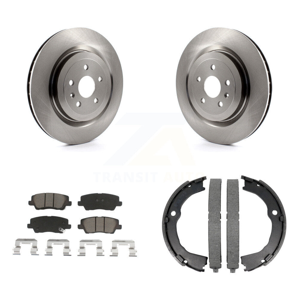 Kit de chaussures de stationnement avec plaquettes en céramique, Rotors à disque arrière, pour Cadillac CTS coupé avec 6.2