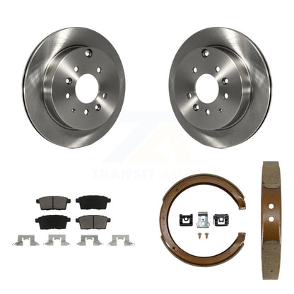 Kit de chaussures de stationnement avec plaquettes en céramique, Rotors à disque arrière, pour Ford Edge Mazda CX-7 Lincol