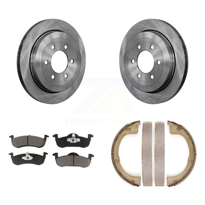 Kit de plaquettes en céramique et de chaussures de stationnement pour disques arrière, Rotors, pour Ford Expedition Lincoln