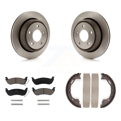Kit de plaquettes en céramique et de chaussures de stationnement, Rotors à disque arrière, pour Ford Ranger Mazda B2300