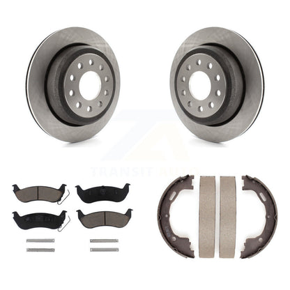 Kit de chaussures de stationnement avec plaquettes en céramique, Rotors à disque arrière, pour voiture de ville Lincoln Seda 03-11