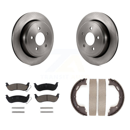 Kit de chaussures de stationnement avec plaquettes en céramique, Rotors à disque arrière, pour Ford Crown Victoria Mercury