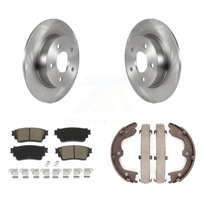 Kit de plaquettes en céramique et de patins de frein de stationnement, Rotors à disque arrière, pour Nissan Altima
