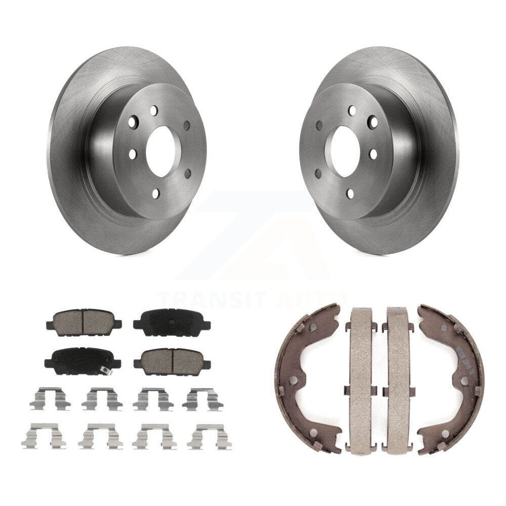 Kit de plaquettes en céramique et de freins de stationnement, Rotors à disque arrière, pour Nissan Altima Maxim