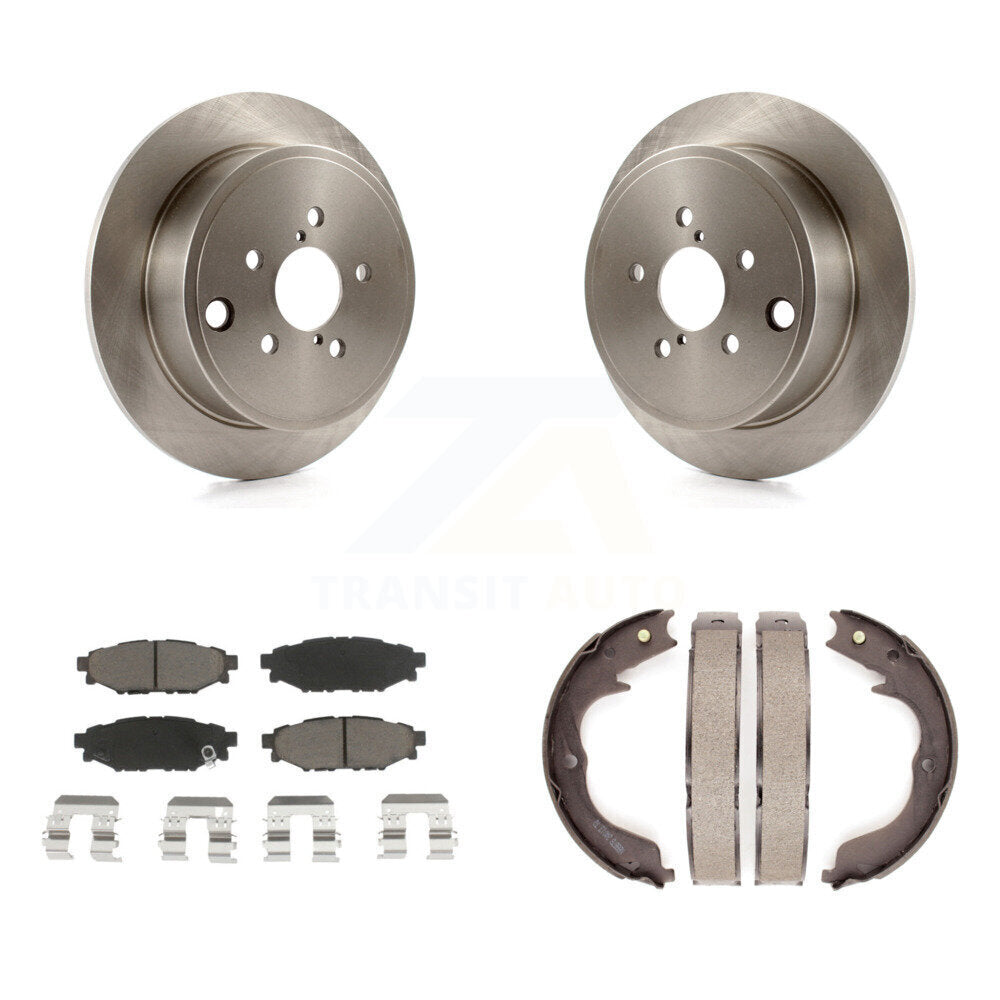 Kit de plaquettes en céramique et de chaussures de stationnement pour Rotors à disque arrière, pour Subaru Impreza Forester