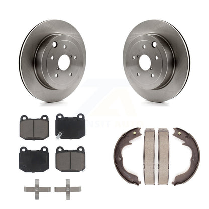 Kit de plaquettes en céramique et de freins de stationnement, Rotors à disque arrière, pour Subaru Impreza