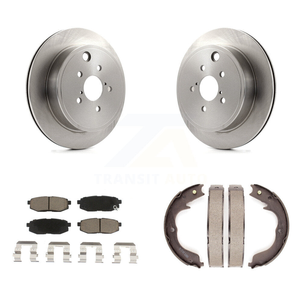 Kit de chaussures de frein de stationnement, Rotors à disque arrière, plaquettes en céramique, pour Subaru Outback Legacy