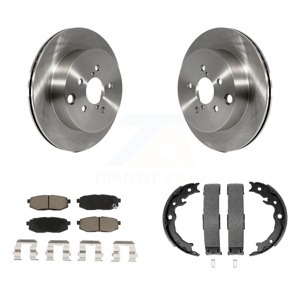 Kit de plaquettes en céramique et de chaussures de stationnement pour disques arrière, pour Subaru Forester 2.0 14-18