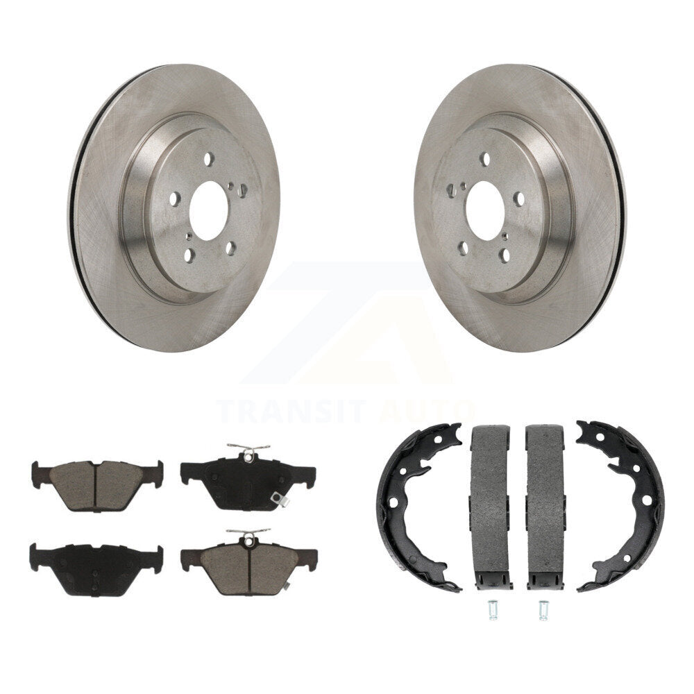 Kit de plaquettes en céramique et de freins de stationnement, Rotors à disque arrière, pour Subaru Crosstrek