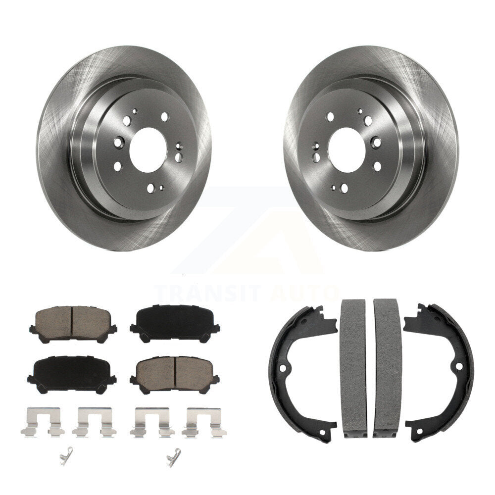 Kit de chaussures de frein de stationnement, Rotors à disque arrière, plaquettes en céramique, pour Honda Pilot Ridgeline