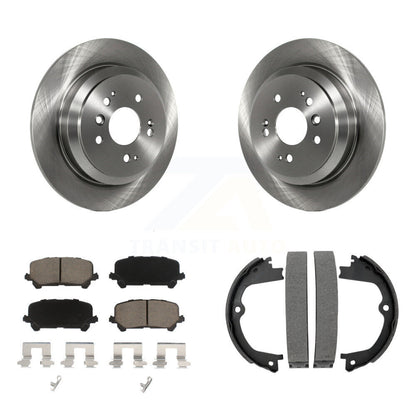 Kit de chaussures de frein de stationnement, Rotors à disque arrière, plaquettes en céramique, pour Honda Pilot Ridgeline