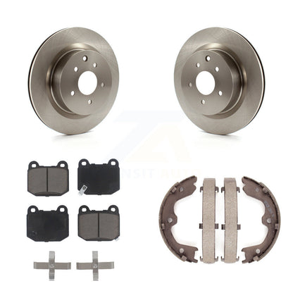 Kit de plaquettes en céramique et de chaussures de stationnement pour rotors de disque arrière, pour Nissan 350Z INFINITI G3