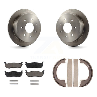 Kit de plaquettes en céramique et de patins de frein de stationnement, Rotors à disque arrière, pour Ford F-150 F-250