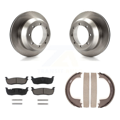 Kit de chaussures de stationnement avec plaquettes en céramique, Rotors à disque arrière, pour Ford F-150, avec roues à 8 écrous