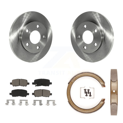 Kit de plaquettes en céramique et de freins de stationnement, Rotors à disque arrière, pour Chevrolet Impala