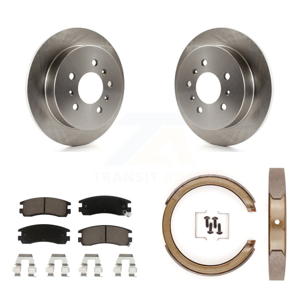 Kit de chaussures de stationnement avec plaquettes en céramique, Rotors à disque arrière, pour Chevrolet Impala Pontiac Am
