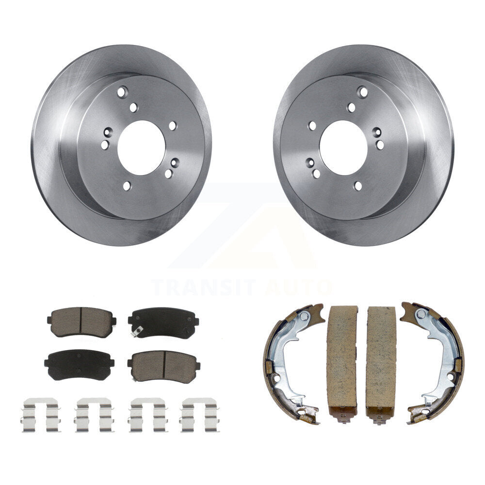 Kit de chaussures de stationnement avec plaquettes en céramique, Rotors à disque arrière, pour Hyundai Tucson Kia Sportage