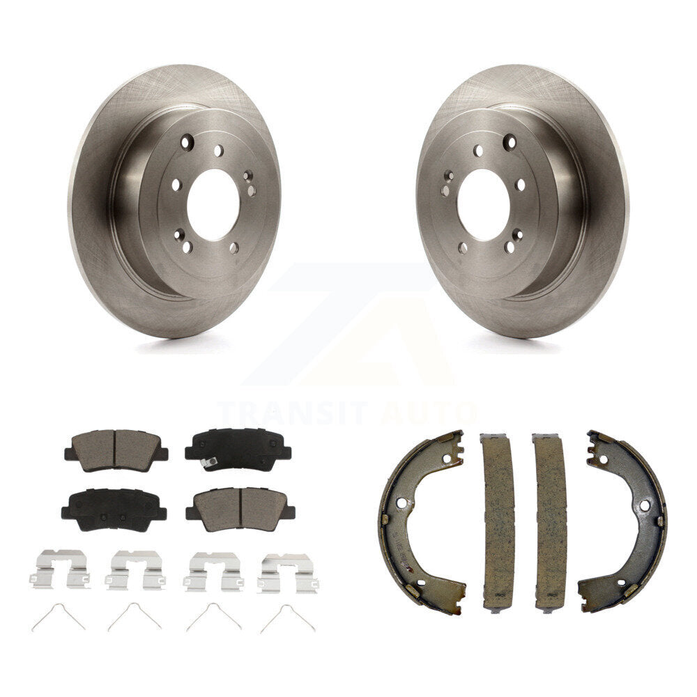 Kit de chaussures de stationnement avec plaquettes en céramique, Rotors à disque arrière, pour Hyundai Tucson Kia Sportage