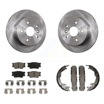Kit de plaquettes en céramique et de chaussures de stationnement, Rotors à disque arrière, pour Toyota Camry Lexus ES35