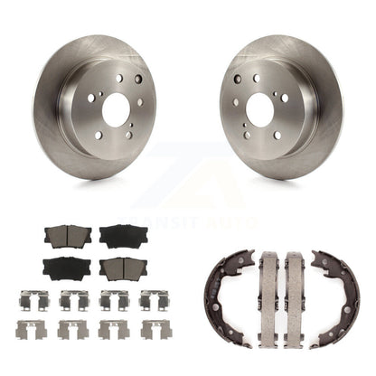 Kit de plaquettes en céramique et de chaussures de stationnement, Rotors à disque arrière, pour Toyota Matrix Pontiac Vib