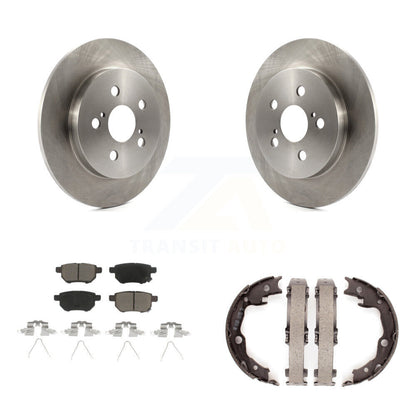 Kit de plaquettes en céramique et de chaussures de stationnement, Rotors à disque arrière, pour Toyota Matrix Pontiac Vib