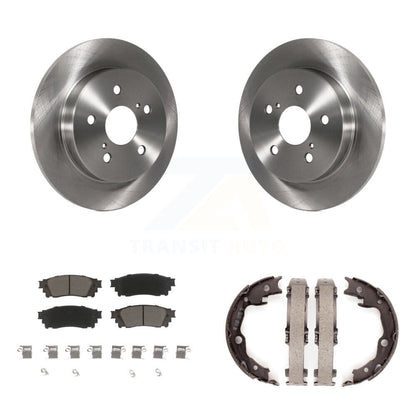 Kit de plaquettes en céramique et de freins de stationnement, Rotors à disque arrière, pour Toyota Camry RAV4