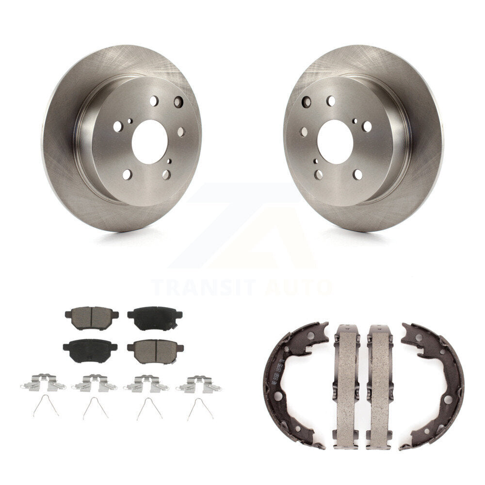Kit de chaussures de frein de stationnement, Rotors à disque arrière, plaquettes en céramique, pour Toyota Matrix XR 2010