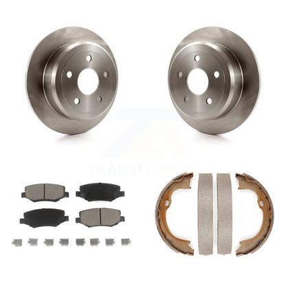 Kit de plaquettes en céramique et de freins de stationnement, Rotors à disque arrière, pour Jeep Wrangler JK