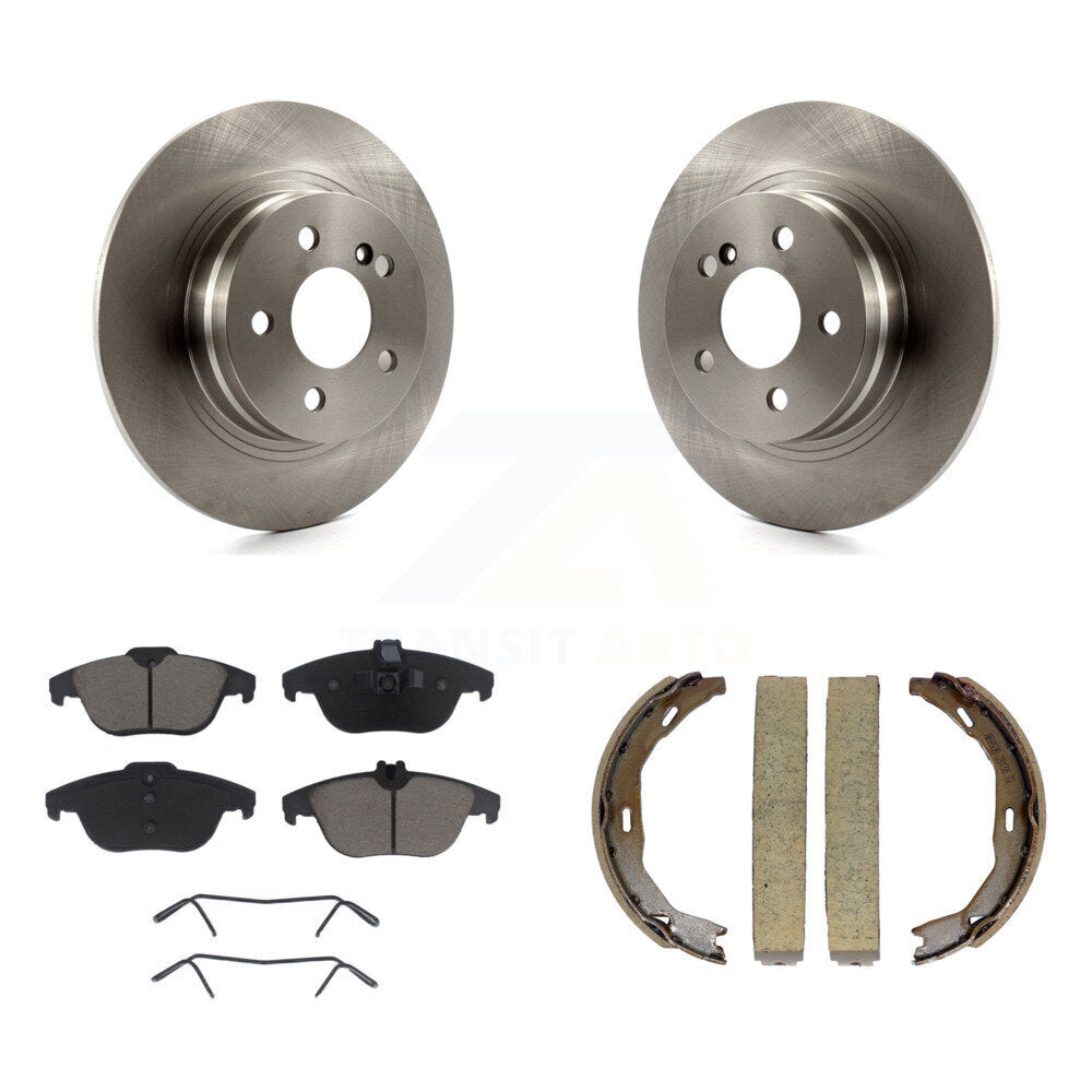 Kit de chaussures de stationnement avec plaquettes en céramique, Rotors à disque arrière, pour Mercedes-Benz C300 C250 C23