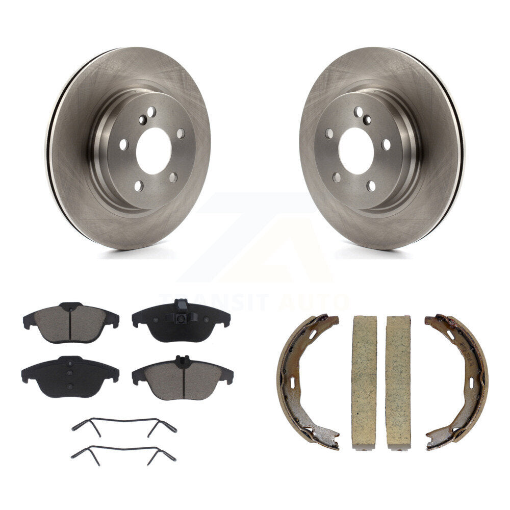 Kit de chaussures de stationnement avec plaquettes en céramique, Rotors à disque arrière, pour Mercedes-Benz C300 C350 E35