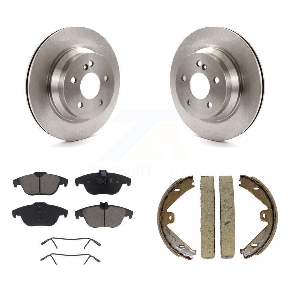 Kit de chaussures de stationnement avec plaquettes en céramique, Rotors à disque arrière, pour Mercedes-Benz GLK350 GLK250