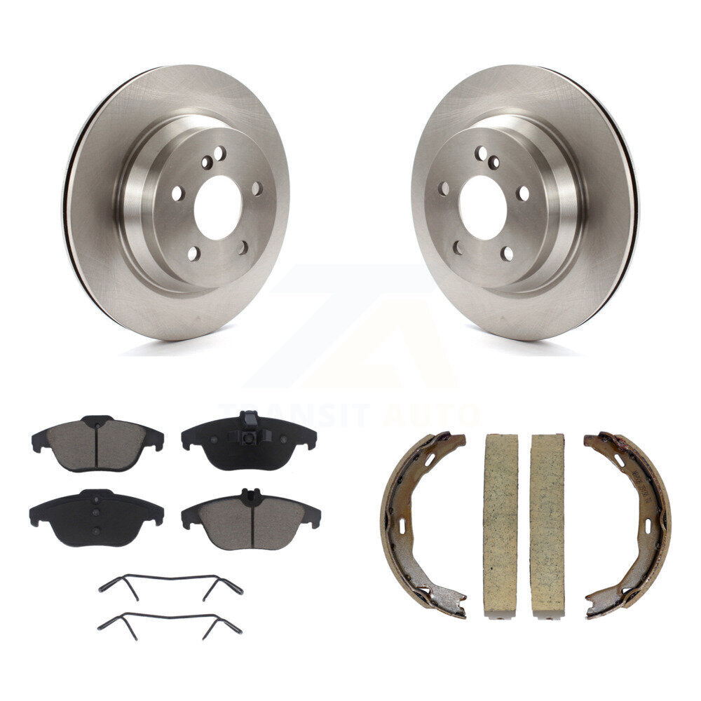 Kit de chaussures de stationnement avec plaquettes en céramique, Rotors à disque arrière, pour 10 Mercedes-Benz E350 coupé