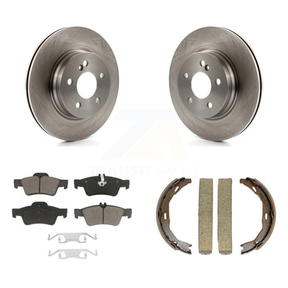 Kit de plaquettes en céramique et de patins de frein de stationnement, Rotors à disque arrière, pour Mercedes-Benz E55