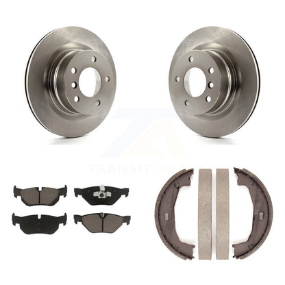 Kit de plaquettes en céramique et de patins de frein de stationnement pour rotors de disque arrière, pour BMW 2008 – 2013, 128