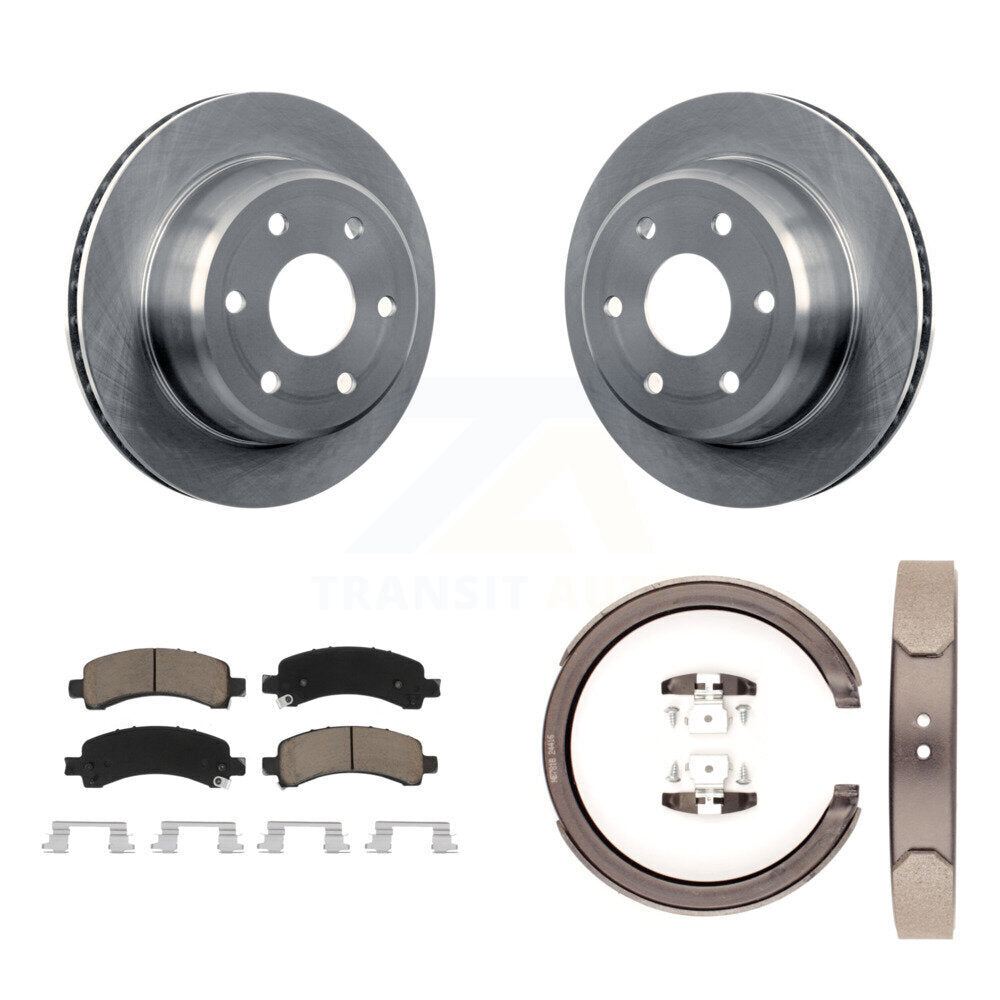 Kit de chaussures de stationnement avec plaquettes en céramique, Rotors à disque arrière, pour Chevrolet GMC Avalanche 150