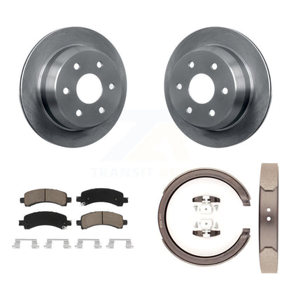 Kit de plaquettes en céramique et de chaussures de stationnement pour Rotors à disque arrière, pour Chevrolet Avalanche 150
