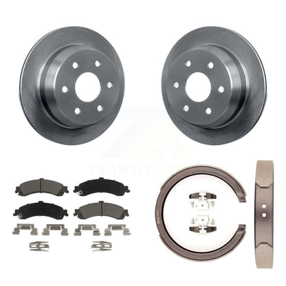 Kit de chaussures de stationnement avec plaquettes en céramique, Rotors à disque arrière, pour Chevrolet Suburban 1500 4WD