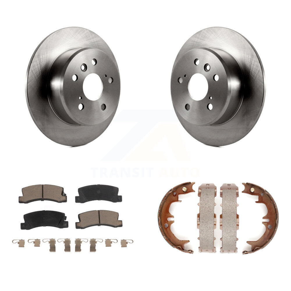 Kit de plaquettes en céramique et de chaussures de stationnement, Rotors à disque arrière, pour Lexus Toyota Camry RX30
