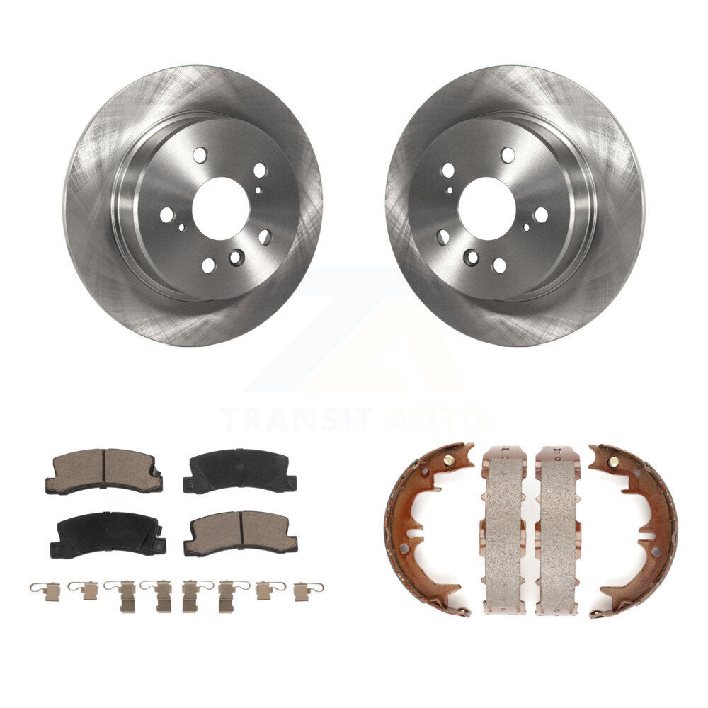 Kit de plaquettes en céramique et de chaussures de stationnement pour rotors de disque arrière, pour Lexus RX300 AWD 1999 – 2003