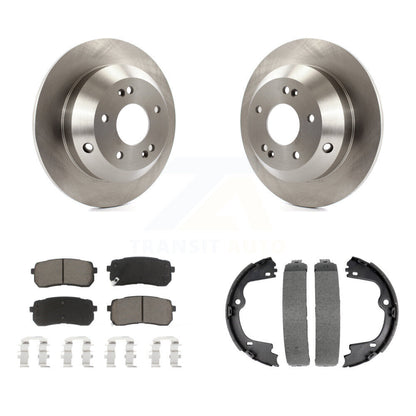 Kit de plaquettes en céramique et de freins de stationnement, Rotors à disque arrière, pour Kia Sedona