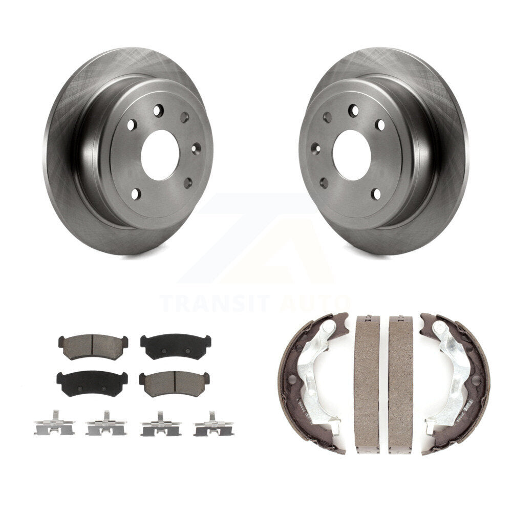 Kit de plaquettes en céramique et de freins de stationnement, Rotors à disque arrière, pour Suzuki Forenza Reno