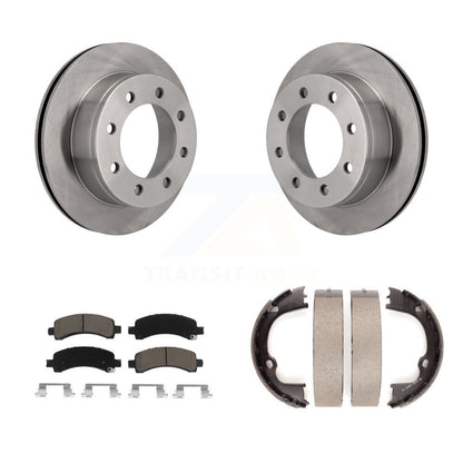 Kit de plaquettes en céramique et de chaussures de stationnement, Rotors à disque arrière, pour Chevrolet GMC Savana 2500