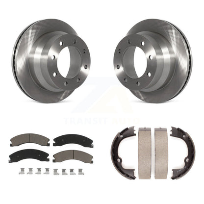 Kit de plaquettes en céramique et de freins de stationnement, Rotors à disque arrière, pour GMC Savana 3500
