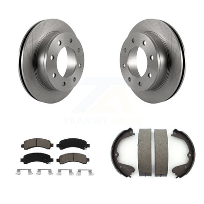 Kit de chaussures de stationnement avec plaquettes en céramique, Rotors à disque arrière, pour fourgon coupé GMC Savana 3500