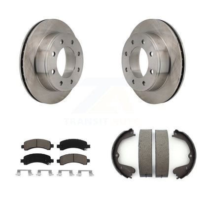 Kit de chaussures de stationnement avec plaquettes en céramique, Rotors à disque arrière, pour fourgon coupé GMC Savana 3500