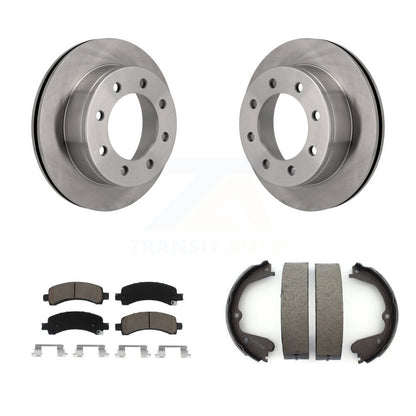 Kit de chaussures de stationnement avec plaquettes en céramique, Rotors à disque arrière, pour fourgon coupé GMC Savana 3500