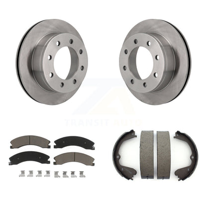 Kit de chaussures de frein de stationnement, Rotors à disque arrière, plaquettes en céramique, pour Chevrolet Express 450
